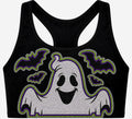 Rhinestone Ghost Bra Top Adult